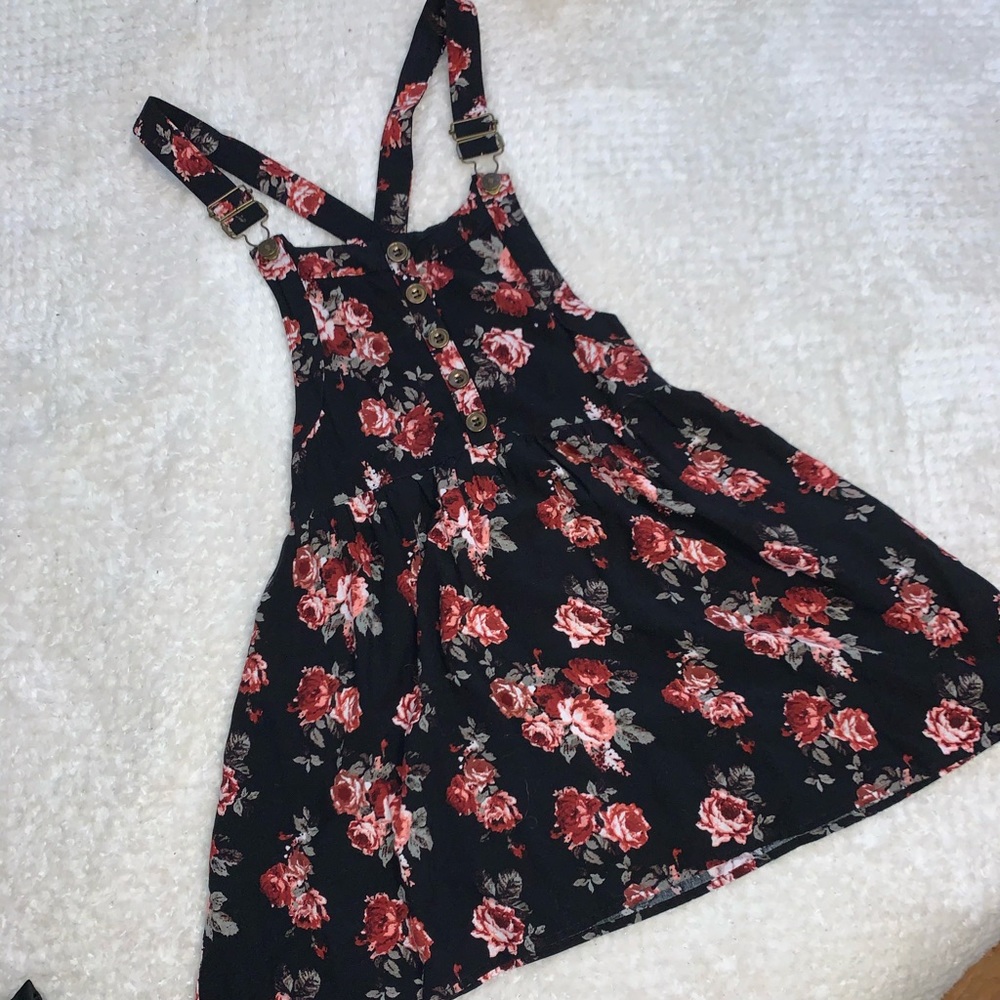 rue21 floral overall dress